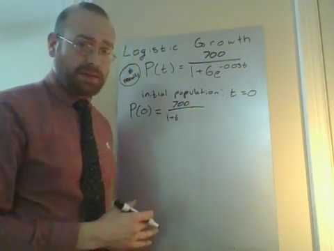 Exponential functions: Logistic growth | Precalculus - YouTube