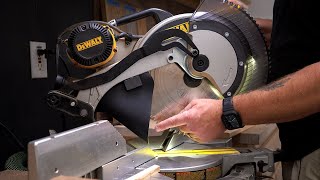 EASY Miter Saw Dust Collection That ACTUALLY WORKS / DeWalt DW716 &amp; DW716XPS Upgrade