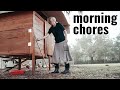 Morning chores