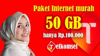 Paket Internet Telkomsel - 50 Gb 50 Ribu