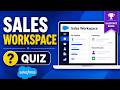 Sales Workspace | Salesforce Badge | Quiz