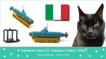 Submarine Type 212 - Salvatore Todaro - S526 - Marina Militare