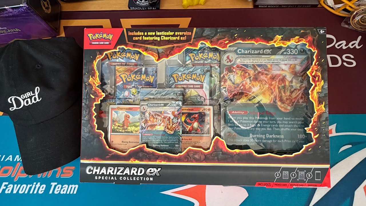 Charizard EX Special Collection Box rip!
