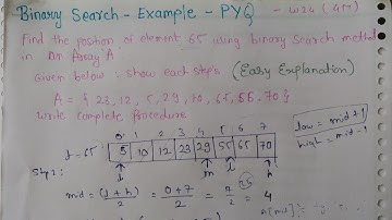 2.1 Binary Search Example | DSU | 313301| Unit 2| DSU Unit 2 K Scheme | Diptesh Dange| MSBTE|