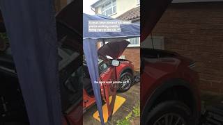 A quick erect gazebo is a must have piece of kit when #spannering #mobilemechanic #uk #mechaniclife