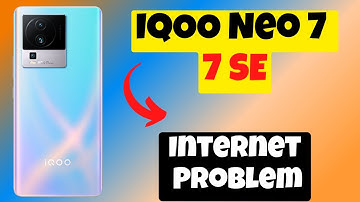 IQOO Neo 7, 7 SE Internet issue || How To Fix internet Problem