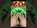 That first crunch was everything! 🟢🎧 #asmr #slime #lonislime #relax #satisfyling #lycheelemonade
