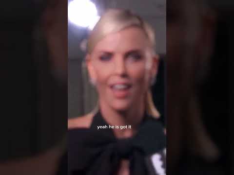 Charlize Theron picking