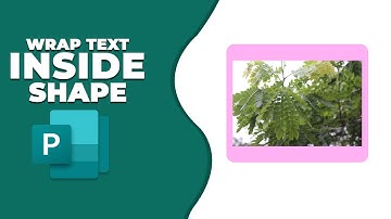 How to wrap text inside a shape in Publisher