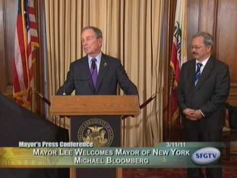 Mayor Edwin M. Lee Welcomes New York City Mayor Michael R. Bloomberg