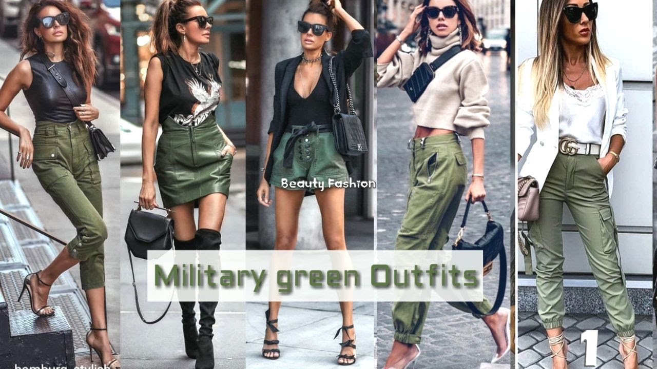 💚Looks Verde Militar/ military green Moda Tendencias Estilo 2020