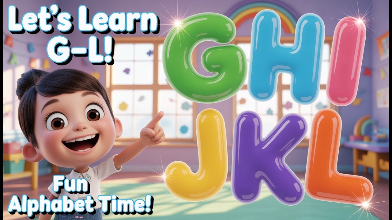 Learn Letters G–L 🅰️ | ABC Learning Series Fun & Easy Alphabet for Kids ...