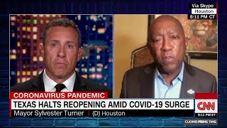 Houston Mayor on CNN About Re-Opening