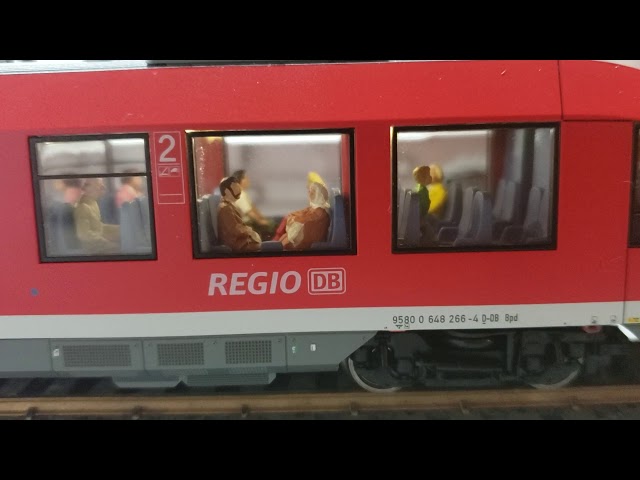 Just a quick video of my Trix 22930 Lint Regio diesel commuter