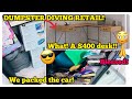 EPIC DUMPSTER DIVE! STAPLES /JOHANNES & MORE! FOUND A $400 DESK AND PACKED THE CAR!