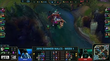 Cloud9 vs Immortals Game 3 W1D1 NA LCS Summer Split 2016 |C9 vs IMT Day 1 Week 1