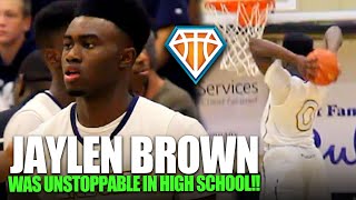 JAYLEN BROWN WAS UNSTOPPABLE IN HIGH SCHOOL!! | Dominating Performance at City of Palms