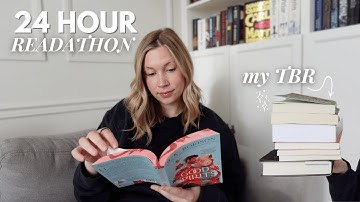 how much can i read in 24 hours? 📚 | 24hr readathon vlog