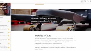 Electric Pallet Stacker Truck Refresher eLearning from RTITB