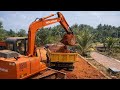 Tata Hitachi Backhoe Excavation and Loading Work – Full Process👌💥|
