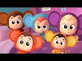 Five Little Monkeys, Animal Cartoon and Rhyme for Toddlers