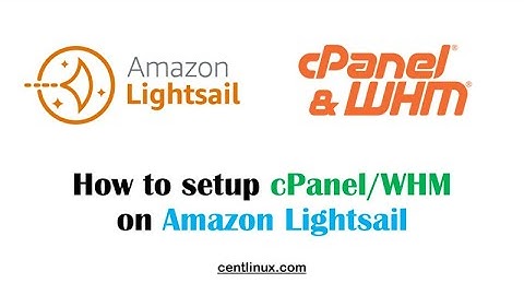 How to setup cPanel/WHM on Amazon Lightsail