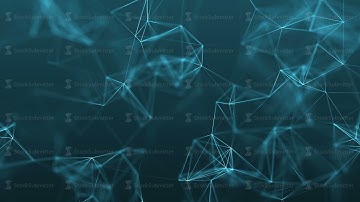 4k abstract loop futuristic technology background with lines and dots