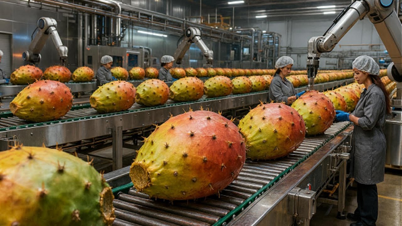 Pear Process Inside the Prickly Pear Processing Plant: The Journey From Harvest to ...