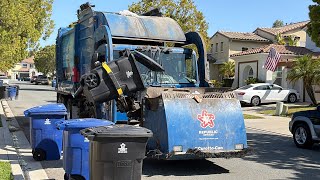Republic Services Fast Peterbilt 520 Curotto on Trash - 2286 
