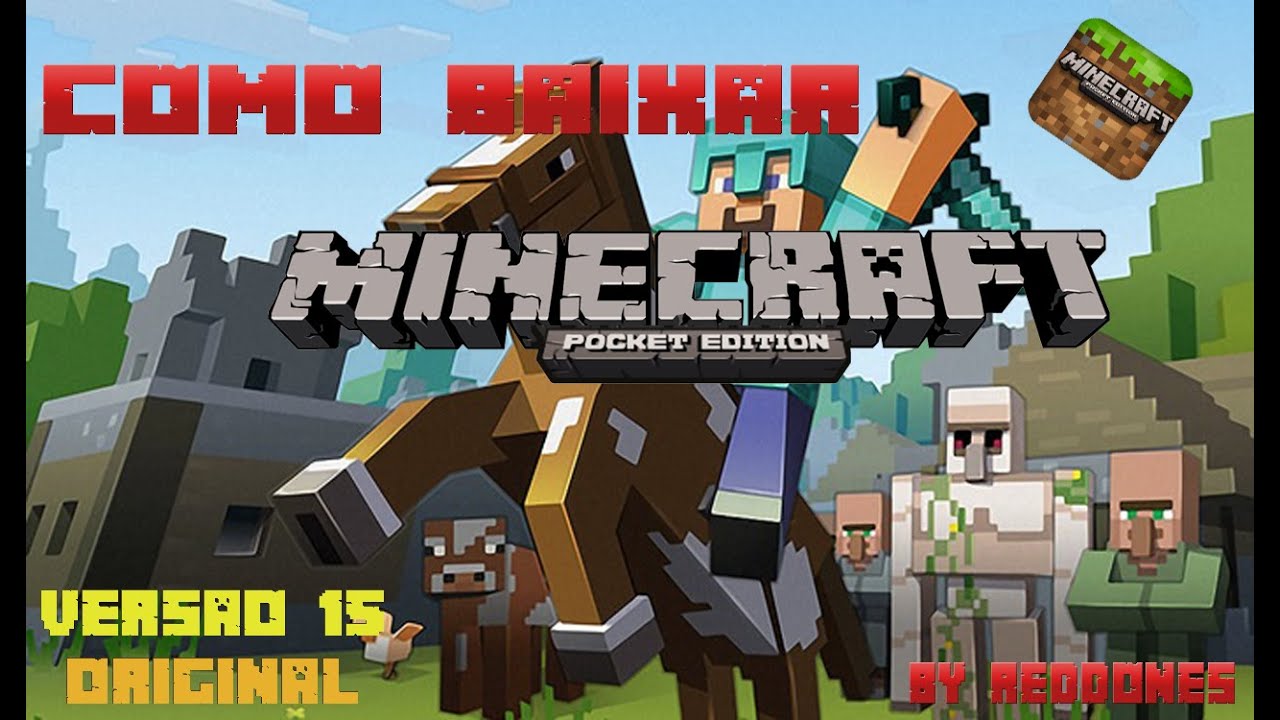 Como baixar Minecraft PE 15.0 Oficial (!!finalmente!!) - YouTube