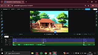 Auto draft.ai cartoon video create