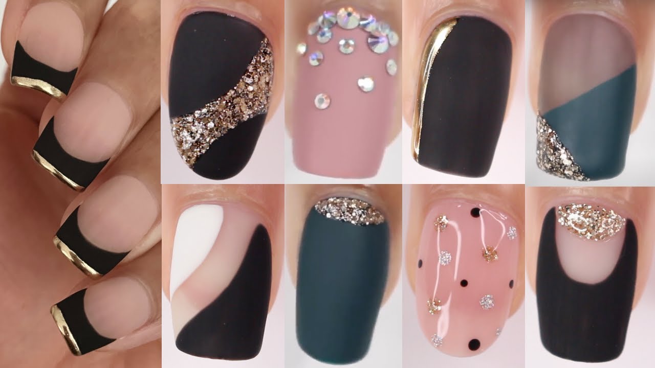 Fast, Easy, but Effective, and Beautiful Nail Design - YouTube