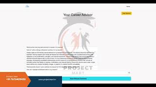 AI-Powered Career Advisor GPT | Upload Resume & Get Instant Career Guidance | Flask + OpenAI