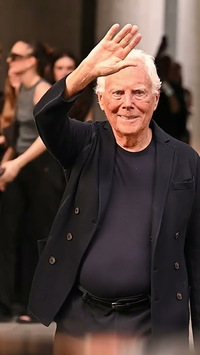 Giorgio Armani during Men's MFW #giorgioarmani #emporioarmani