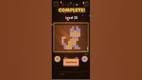 How to clear Jigsaw wood Block Puzzle level 23 in first try?