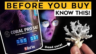 Red Sea salt Pro - How to mix and mistake - YouTube