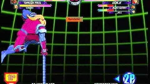 MvC2 Online (360): Flapp (Gui/OR/Cam) vs Josh 360 (Jill/Ruby/Gui) 1 .:6.15.11:.
