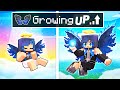 Growing up a dark angel in minecraft