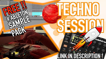ELEKTRON DIGITAKT - TECHNO SESSION with FREE ABLETON SAMPLE PACK | Michael Kert