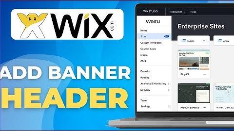How to Add Banner Header in Wix Website