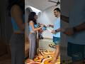 This challenge is impossible to do #couple #couplevideo #towelchallenge #challenge