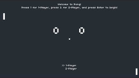 GD50 Assignment 0, Pong