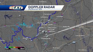 A look at wind damage reports in Louisville area from Sunday