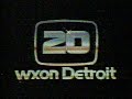 Commercials and Idents and partial Dating game 1980 WXON 20 Detroit