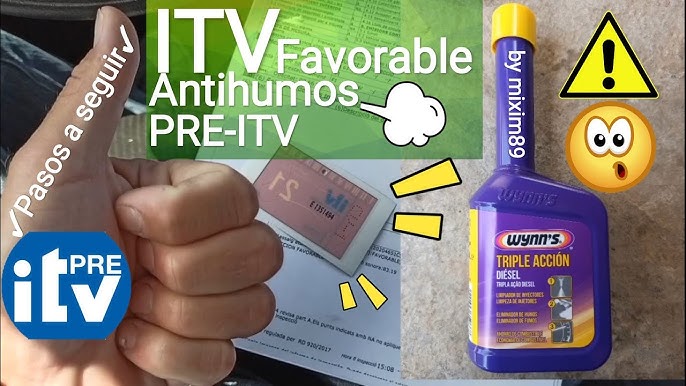 Mejor 🧴 ANTIHUMOS DIESEL 🚗💨 para pasar la ITV ✓ ANTICONTAMINACIÓN 🛂  Comparativa 