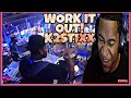 Drummer Reactions - to subscribers - k2stixx -work it out//tye tribbett//live//