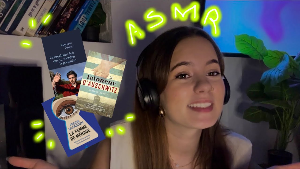 Mes livres du moment ! 📚 (inaudible,book tapping..)ASMR FR 