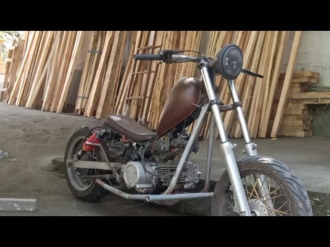 Modif Kaze R Kawasaki Kaze R Modif Chopper Style - YouTube