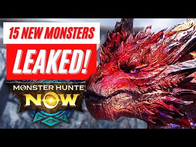 15 New Monsters Leak Monster Hunter Now Android IOS Mobile PC Gameplay Trailer