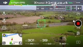 DJI Mavic Pro First Flight - DJI Go 4 app View